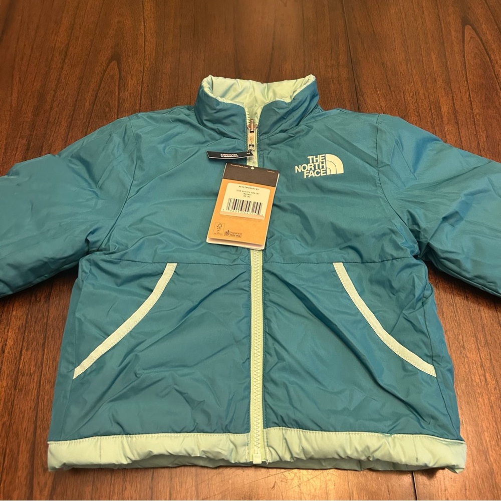 The North Face Teen Reversible North Down Jacket - Youth Wasabi X-Small (6) New